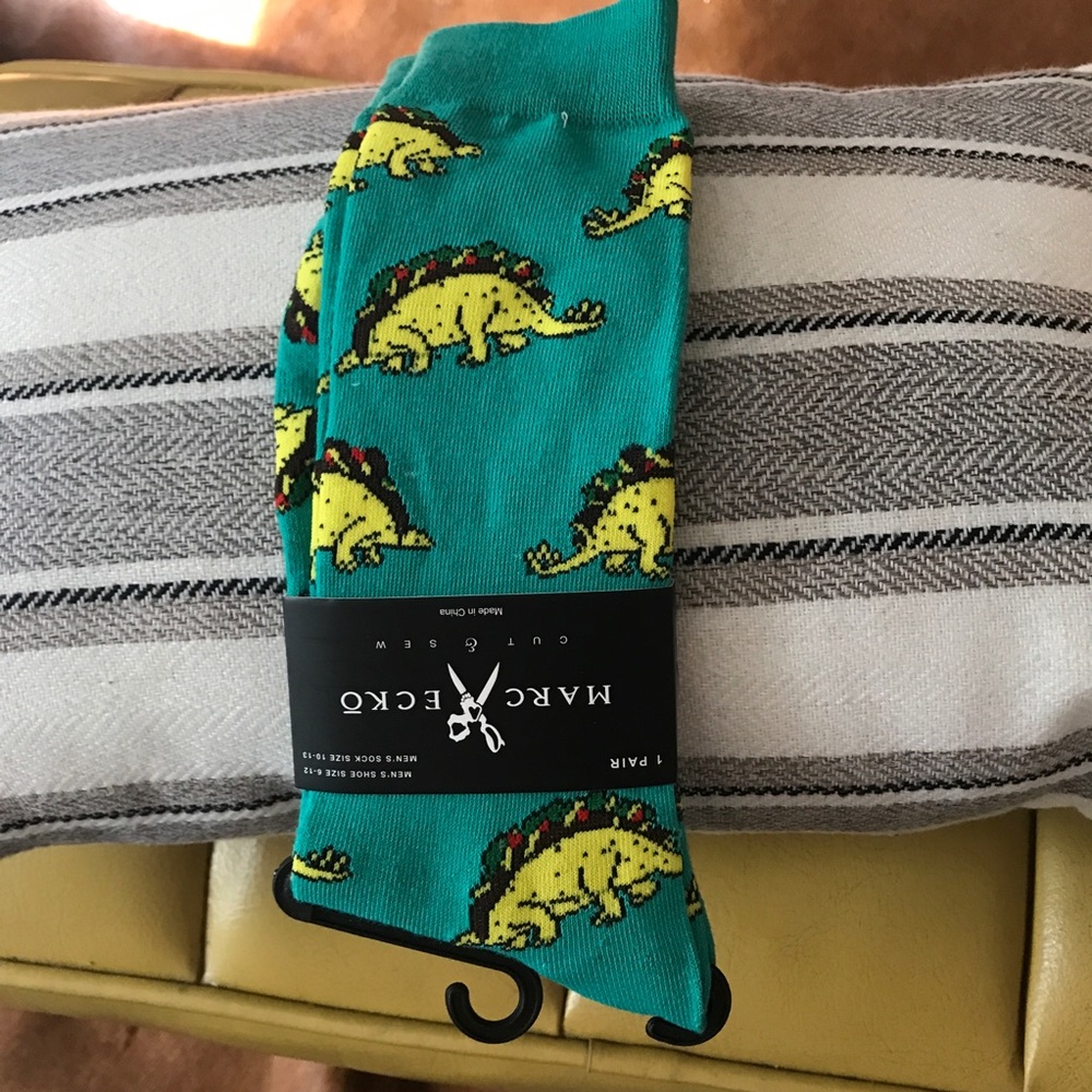 Marc Ecko Taco Stegosaurus Socks - Picture 2 of 4